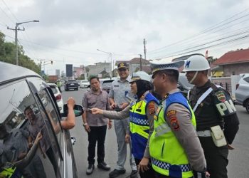 Sat Lantas Polres Pematangsiantar Razia Gabungan Kepatuhan PKB Tahun 2025.