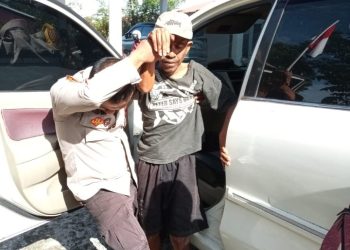 Diguga Tabrak Lari, Polsek Siantar Marihat Larikan Korban ke Puskesmas.