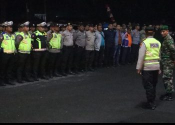 Polri-TNI-Pemkab Simalungun Bersinergi Gelar Patroli Gabungan Skala Besar, Wujudkan Kondusifitas Dengan Pendekatan Humanis.