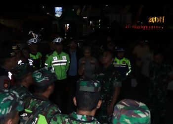 Kapolres Pematangsiantar Pimpin Patroli Gabungan Bersama TNI.