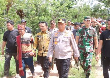 Kujungan Silaturahmi Kapolres Simalungun Himbau Kedua Belah Pihak Jaga Situasi Kondusif Pasca Konflik.