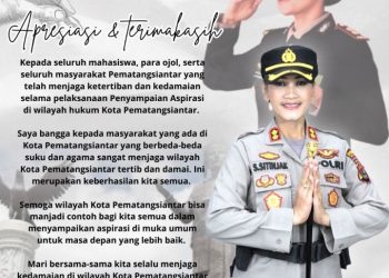 Penyampaian Aspirasi Tertib & Damai, Kapolres Pematangsiantar Ucapkan Apresiasi.