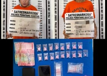 Polres Pematangsiantar Gagalkan Peredaran Narkoba Diwilkumnya, Pelaku & 81 Butir Pil Extacy Diamankan.