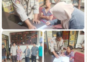 Polsek Siantar Utara Tuntaskan Permasalahan Warganya Dengan Mediasi.