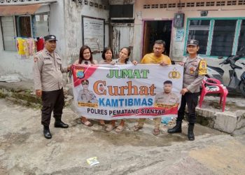 Melalui Jumat Curhat Kamtibmas, Polsek Siantar Selatan Terima Aspirasi Dari Masyarakat 