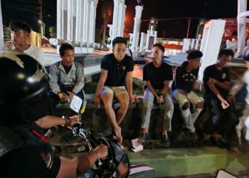 Antisipasi Guan Kamtibmas Polres Pematangsiantar Patroli Hingga Subuh.