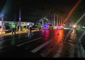 Sat Lantas Polres Simalungun Berikan Kenyamanan Berlalu Lintas Melalui Blue Light Patrol Antisipasi Pelanggaran & Kejahatan Jalanan.