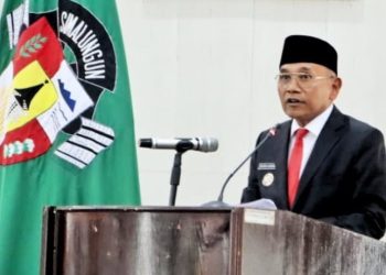 Bupati Simalungun Sampaikan Pengantar Nota Keuangan Rancangan Perubahan APBD TA 2025 Ke DPRD.