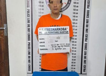 Sat Narkoba Polres Pematangsiantar Amankan Pemilik Sabu & Ganja di Jalan Merpati.