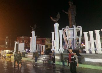 Pastikan Situasi Kamtibmas Tetap Kondusif, Polres Pematangsiantar Patroli Skala Besar Malam Hari.