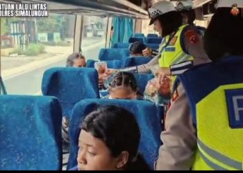 Program Unggulan "Polantas Menyapa" Sat Lantas Polres Simalungun Hadirkan Edukasi Berlalu Lintas Untuk Pelajar.