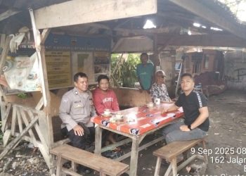 Ajak Warga Memerangi Narkoba, Polsek Siantar Barat Patroli KBN di Jalan Jawa.