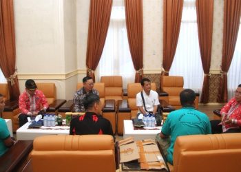 Wali Kota Pematangsiantar Wesly Silalahi, SH, MKn Menerima Audiensi Dari Panitia Pelaksana Kegiatan & Pengurus Vihara Sakyamula.