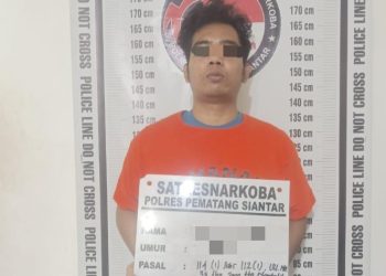 Polres Pematangsiantar Gagalkan Peredaran Narkoba, 8 Paket Sabu Diamankan.