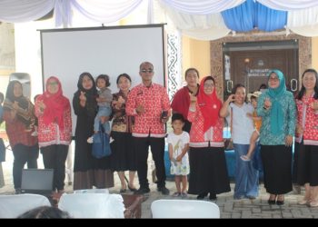 Wali Kota Pematangsiantar Wesly Silalahi, SH, MKn Diwakili Kepala Dinas Kesehatan drg Irma Suryani, MKM, Dalam Acara Gerakan Posyandu Aktif Tahun 2025.