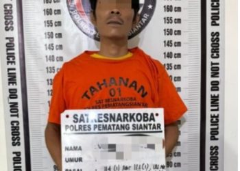 Polres Pematangsiantar Gagalkan Peredaran 56.02 Gram Ganja di Jalan Ringroad.