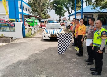 Sat Lantas Polres Simalungun Gelar Festival Keselamatan, Peringati Hari Lalu Lintas Bhayangkara Ke - 70.