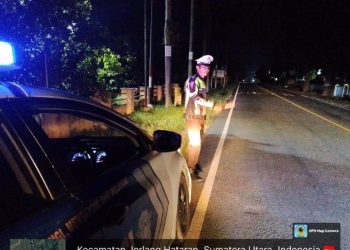 Sat Lantas Polres Simalungun Gelar Patroli Malam di Jalur Pematang Siantar  - Parapat Antisipasi Balap Liar & Begal.
