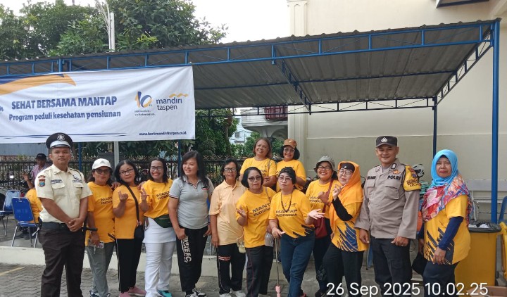 Sampaikan Himbauan Kamtibmas, Polsek Siantar Barat Sambangi Objek Vital di Kelurahan Teladan.