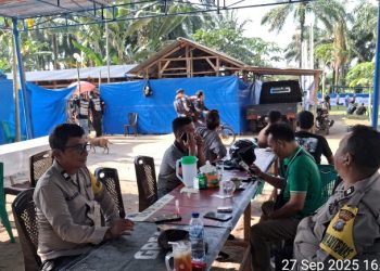 Polsek Tanah Jawa Amankan Kejuaraan Motorcross & Super Grasstrack Piala Bupati Simalungun 2025.