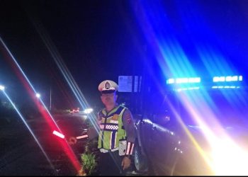 Satlantas Polres Simalungun Gelar Patroli Malam Antisipasi Balap Liar & Begal di Jalan Lintas.
