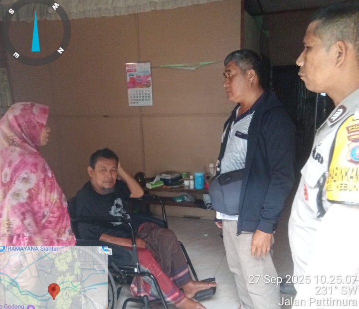 Polsek Siantar Selatan Gelar Patroli Rutin Cegah Gangguan Kamtibmas Diwilkumnya.