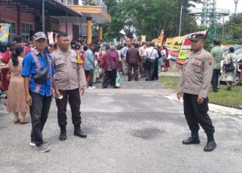 Polsek Siantar Selatan Gelar Patroli Rutin Cegah Gangguan Kamtibmas Diwilkumnya.