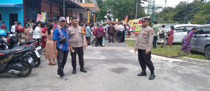 Polsek Siantar Selatan Gelar Patroli Rutin Cegah Gangguan Kamtibmas Diwilkumnya.
