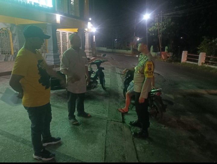 Tinjut Laporan Mayarakat di Call Center 110, Polsek Siantar Barat Cek TKP.