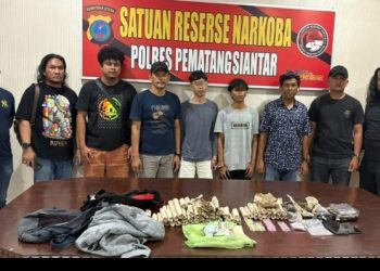 Sinergitas TNI-Polri , Polres Pematangsiantar Gagalkan Peredaran Nerkoba Jenis Ganja 1,06 Kg & Ektasi 30 Butir.