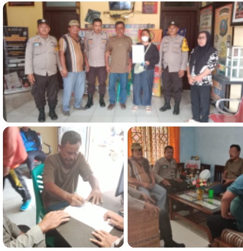 Polsek Siantar Barat Selesaikan Dugaan KDRT di Jalan Kenanga Dengan Problem Solving.