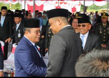 Wali Kota Pematangsiantar Wesly Silalahi, SH, MKn Hadiri Upacara Peringatan Hari Kesaktian Pancasila Tingkat Provinsi Sumut.