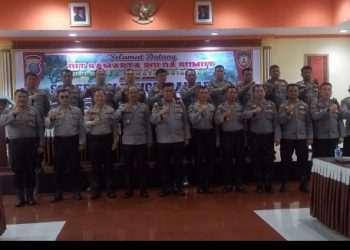 Wakapolres Pematangsianțar Sambut Kunker Tim Supervisi Dit Samapta Polda Sumut.