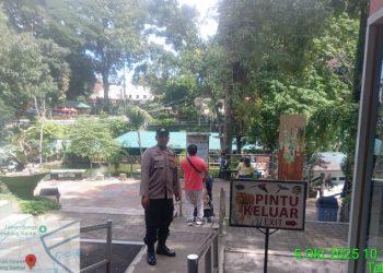Beri Rasa Aman & Nyaman, Polsek Siantar Barat Patroli Rutin di Tepat Wisata.