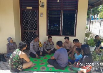 Tinjut Lapmas di Call Center 110, Polsek Siantar Utara Mediasi Dugaan Keributan di Jalan Kain Batik.