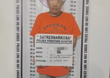 Polres Pematangsiantar Amankan Seorang Residivis Miliki Sabu di Jalan Singosari Gang Selamat.