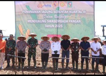 Polres Simalungun Ikut Penanaman Jagung Serentak Kuartal IV 2025, Kapolri & Wapres Gibran Pimpin Secara Virtual.