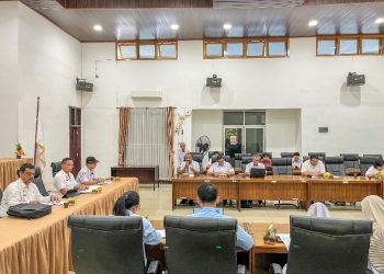 Wali Kota Pematangsiantar Wesly Silalahi, SH, MKn Diwakili Sekda Junaedi Antonius Sitanggang, SSTP, MSi Pimpin & Gelar Rapat Koordinasi Bersama Badan Gizi Nasional (BGN) Kota Pematangsiantar.