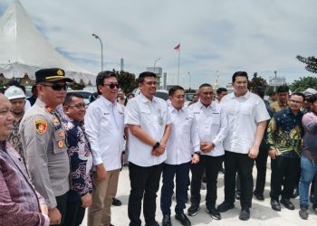 Polsek Bosar Maligas Gelar Pengamanan Ketat & Humanis Kunjungan Kerja Gubernur Sumut Ke KEK Sei Mangkei.