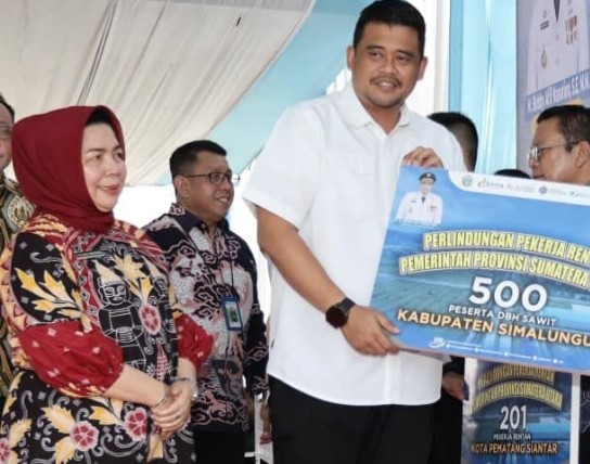 Wakil Bupati Simalungun: Pemkab Simalungun Siap Bersinergi Dengan Pemprovsu Perluas Perlindungan Bagi Pekerja Rentan.