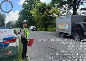 Sat Lantas Polres Simalungun Gelar Patroli Siang Hari, Cegah Balap Liar & Begal di Jalan Lintas.