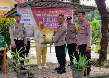 Polsek Siantar Martoba Gelar Gerakan Pangan Murah Masyarakat.