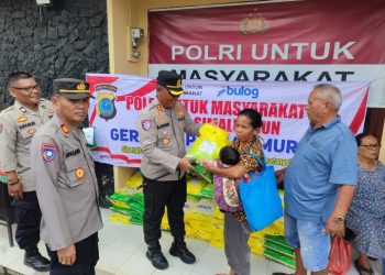 Polres Simalungun Gelar Gerakan Pangan Murah: Wujud Kepedulian Polri Jaga Stabilitas Harga & Bantu Masyarakat.