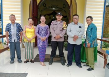 Bhabinkamtibmas Polsek Bosar Maligas Amankan Ibadah Minggu & Sampaikan Himbauan Bahaya Narkoba Serta Judi Online.