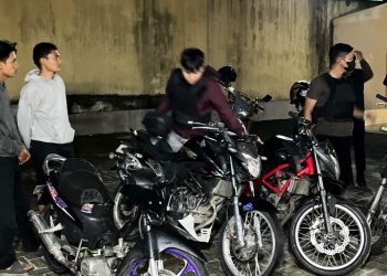 Timsus Dayok Mirah Polres Pematangsiantar Gelar Patroli Hingga Subuh, Tindak 4 Sepedamotor Knalpot Brong.