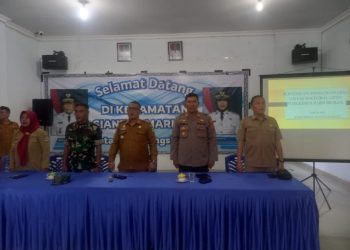 Sampaikan Pesan Kamtibmas, Kapolsek Siantar Marihat Hadiri Pertemuan Miniloka Karya Lintas Sektoral UPTD Puskesmas.