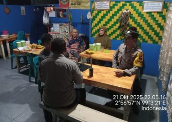 Respon Cepat Lapmas di Call Center 110, Polsek Siantar Barat Cek TKP.