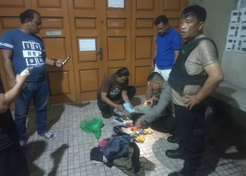 Polsek Siantar Selatan Respon Cepat Cek & Amankan Lokasi Temuan Tas Mencurigakan di Jalan Gereja .