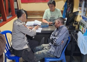 Polsek Siantar Marihat Amankan Diduga Pelaku Curat Asal Simalungun.