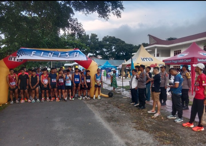 Kapolsek Siantar Martoba Hadiri Pengamanan Fe Art Fast VI Fun Run Tahun 2025.